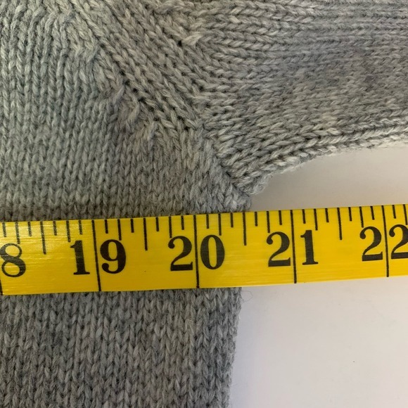 SOFT SURROUNDINGS Claudette Cowl Turtle Neck Long Tunic Knit Lace Wool Sweater - Picture 11 of 12